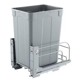35QT Pullout Waste Container Under Cabinet Kitchen Bin Trash Can Soft Close