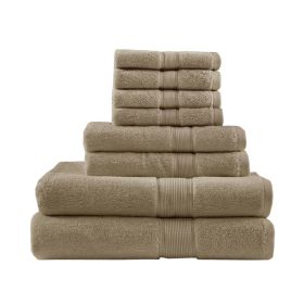 Ultra-Soft 100% Cotton Absorbent Towel Set 8-Piece