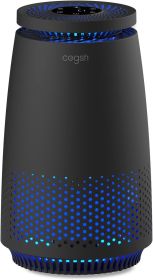 Air Purifiers for Home Bedroom, 3-in-1 HEPA Filter for Pets Dander Dust Pollen Smoke Odors, Quiet Air Cleaner with Sleep Mode, 12H Timer, Night L