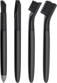 Grout Cleaner Brush Set - Detail Cleaning Brush Set for Tile, Sink, Drain, Grout and Edge, Crevice Cleaning