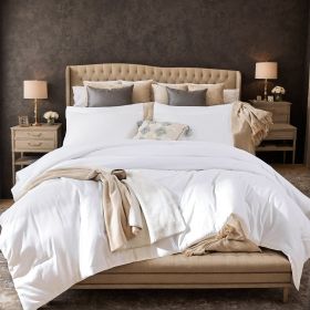 Polyester Brushed Single Quilt Core, Dot Quilting, Microfiber Filling, Suitable For All Seasons, Down Quilt Alternative, Breathable And Warm,CPC (Option: 229cmX229cm 4pcs)