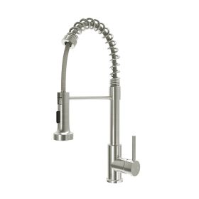 Single-Handle Pull-Down Sprayer Kitchen Faucet In Chrome,Non-EBAY Certified Warehouse,Non-EBAY Certified Warehouse (Option: W12244779)